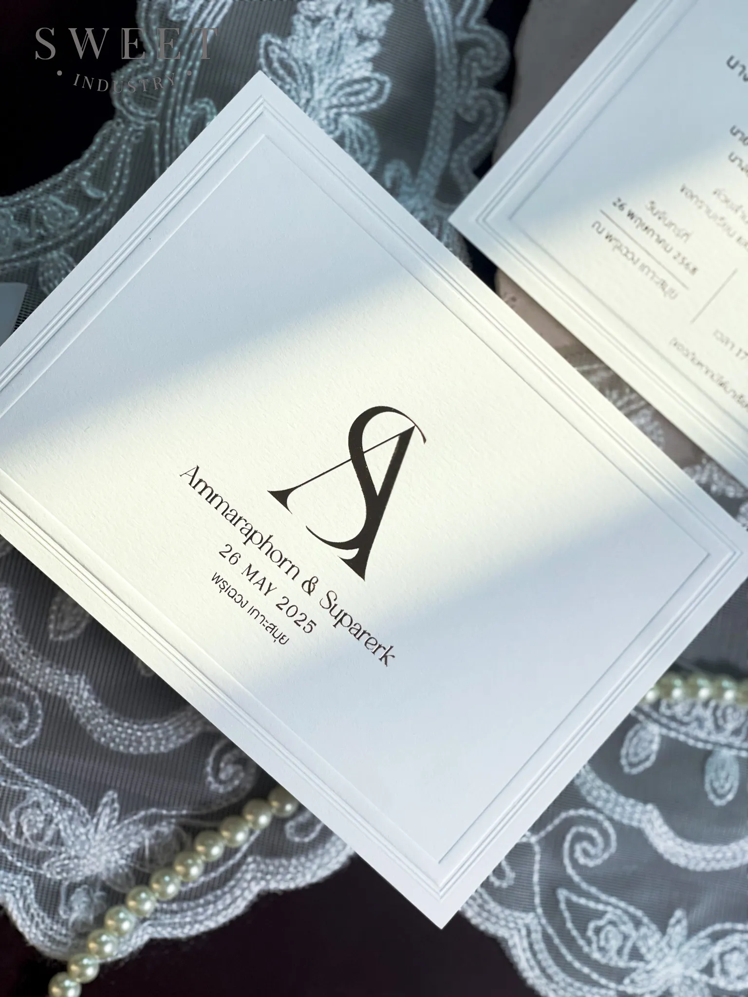 การ์ดแต่งงาน 5*7 นิ้ว
