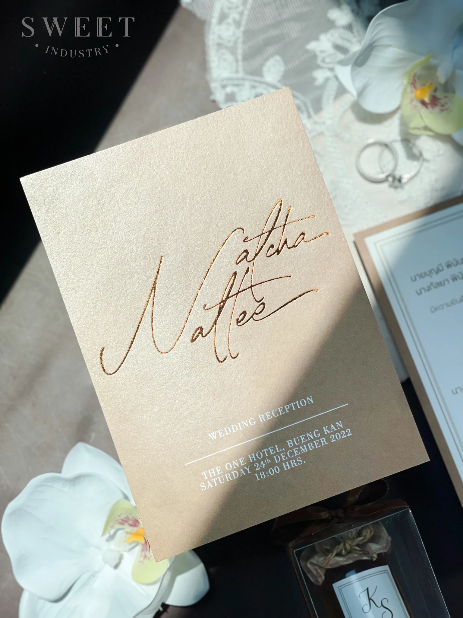 การ์ดแต่งงาน 5*7 นิ้ว