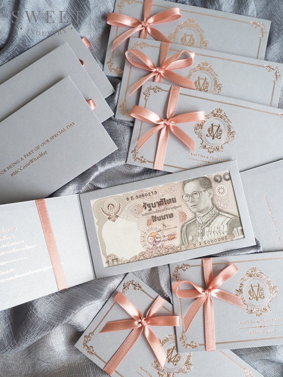 ของชำร่วย ซองใส่ธนบัตร (แบบพับ)
