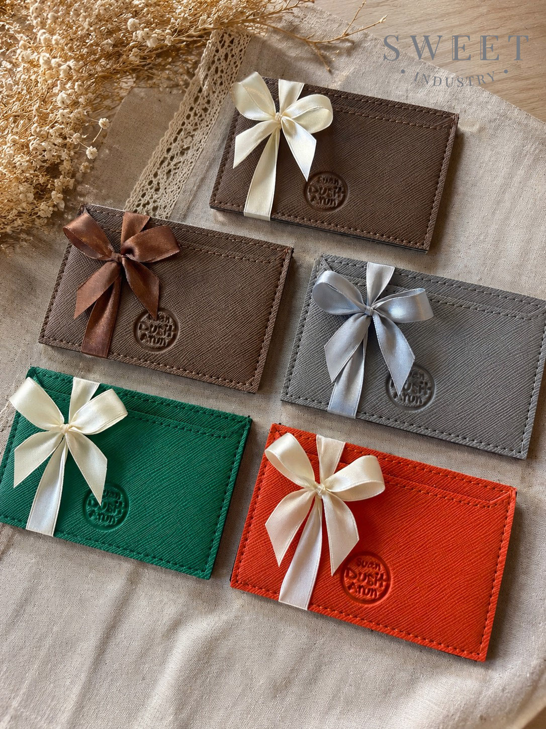 ของชำร่วย ซองหนังใส่บัตร Card Holder