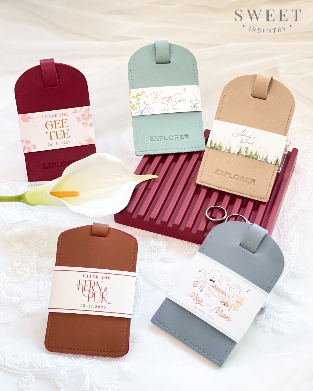 ของชำร่วย ป้ายคล้องกระเป๋าเดินทาง Luggage tag