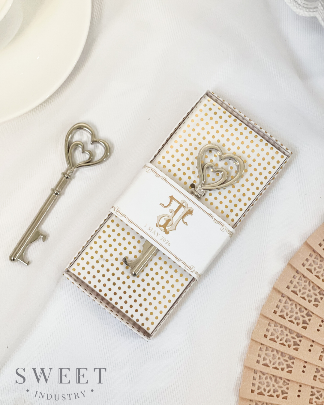 ของชำร่วย  ที่เปิดขวดหัวใจ Heart bottle opener