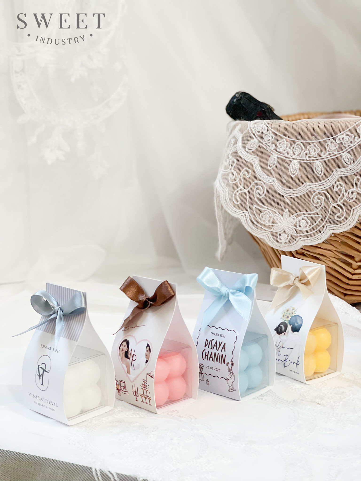 ของชำร่วย เทียนหอม Bubble Candle