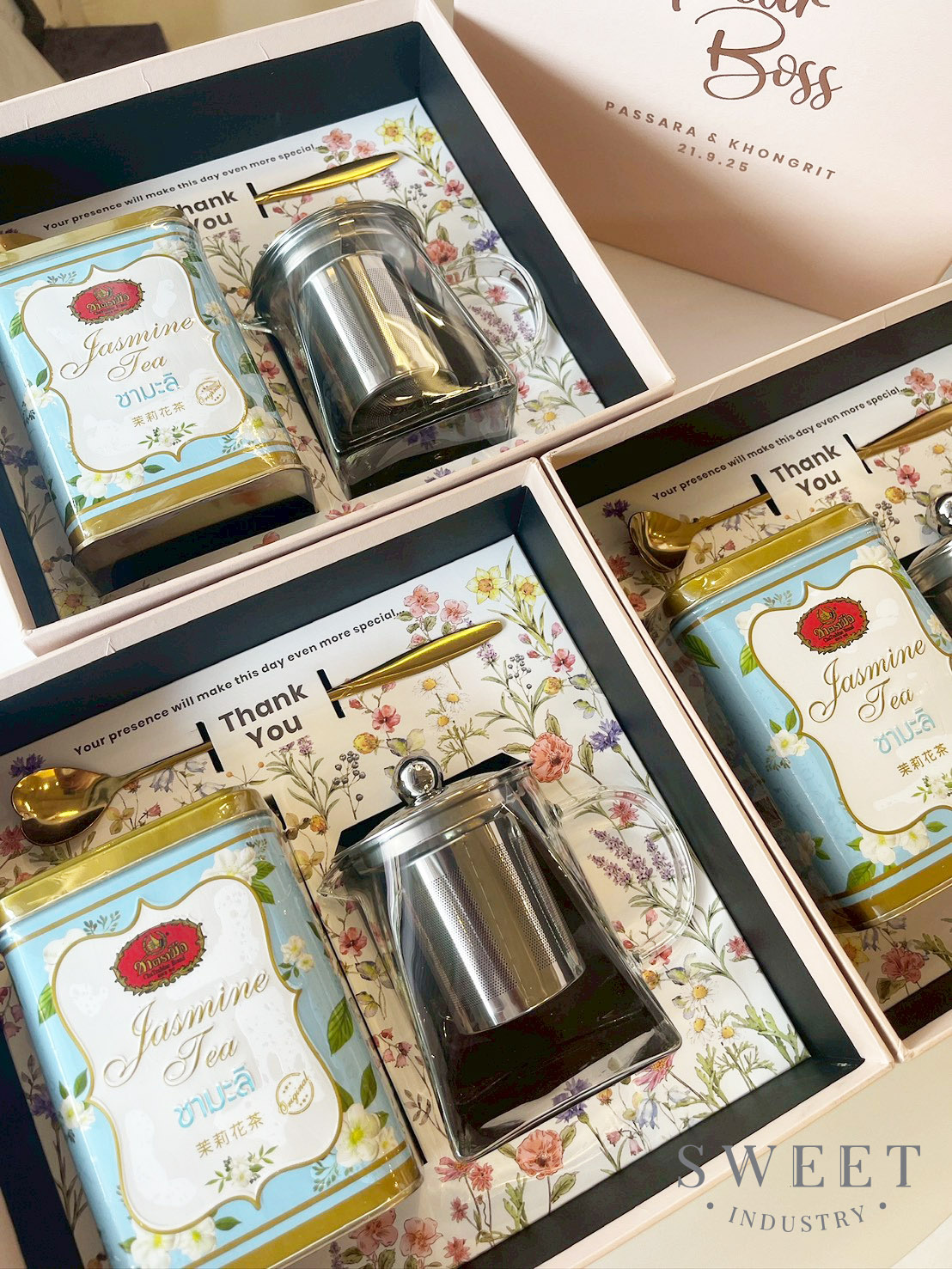 ของรับไหว้ ชุดชา แก้วกรองชา   (Tea Gift Set)