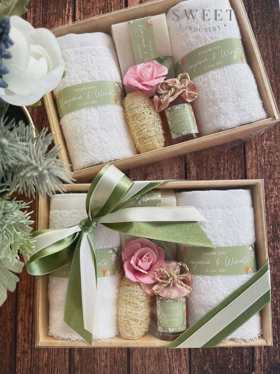ของรับไหว้ ชุดสปา ผ้าขนหนู สบู่ และน้ำผึ้ง      (Spa Set S)