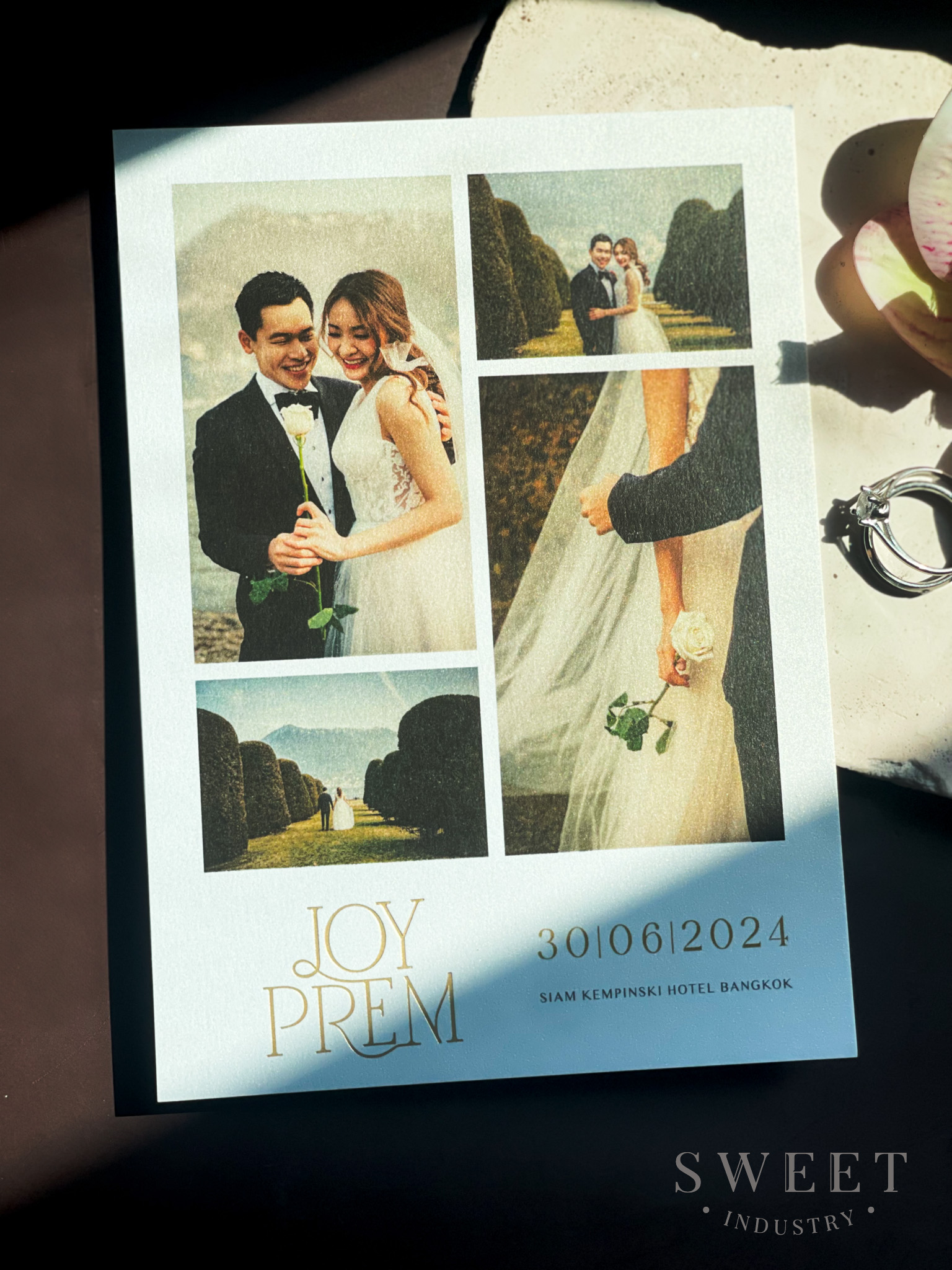 การ์ดแต่งงานใส่รูป (Photo Wedding Invitation)